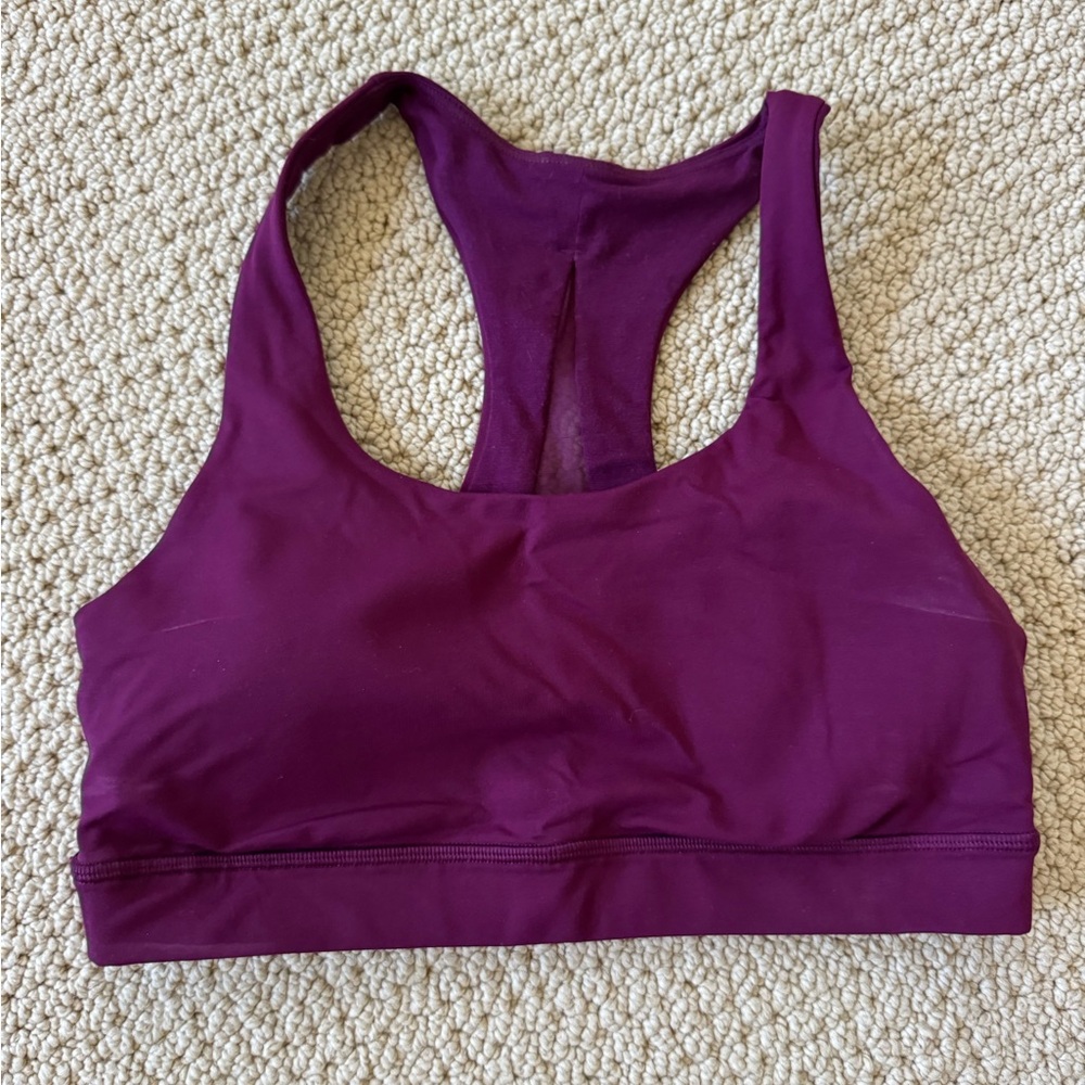 Lululemon Athletica Deep Purple Sports Bra